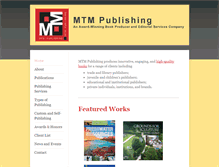 Tablet Screenshot of mtmpublishing.com
